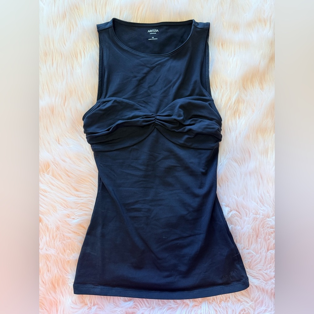 Aritzia Contour Black Tank Top
